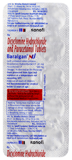 Baralgan Nu Tablet 10 Baralgan Nu Tablet 10