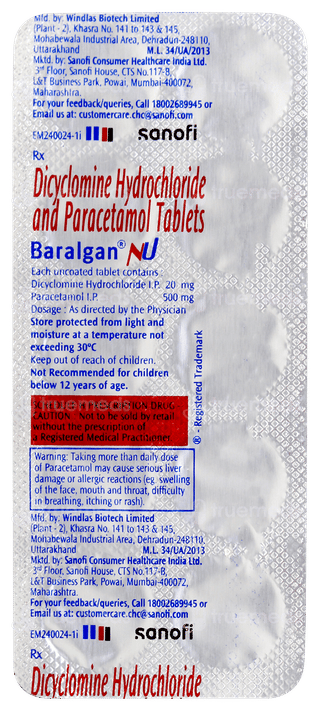 Baralgan Nu Tablet 10