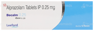 Becalm 0.25 Mg Tablet 15