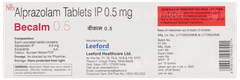 Becalm 0.5 Mg Tablet 15