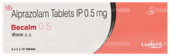 Becalm 0.5 Mg Tablet 15 Becalm 0.5 Mg Tablet 15