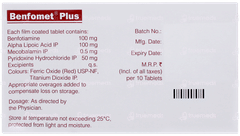 Benfomet Plus Tablet 10
