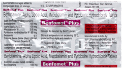 Benfomet Plus Tablet 10
