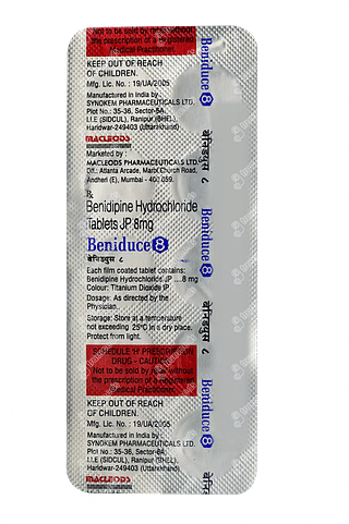 Beniduce 8 MG Tablet 10