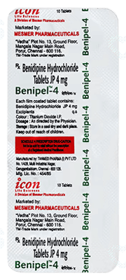 Benipel 4 Mg Tablet 10