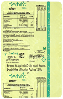 Berbitol Tablet 10
