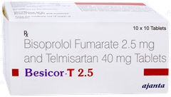 Besicor T 2.5 Tablet 10 Besicor T 2.5 Tablet 10