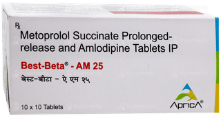 Best Beta Am 25 Tablet 10