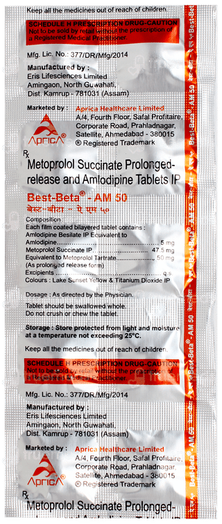 Best Beta Am 50 Tablet 10