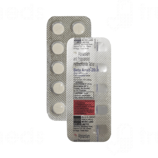 Beta Anxit 0.25/20 MG Tablet 10