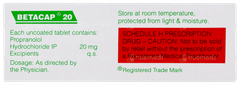 Betacap 20 Tablet 10