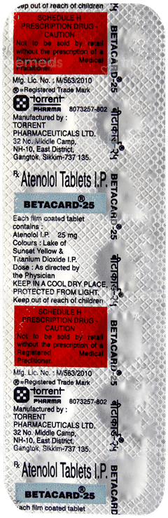 Betacard 25 Tablet 14
