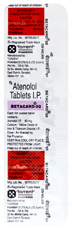 Betacard 50 Tablet 14 Betacard 50 Tablet 14