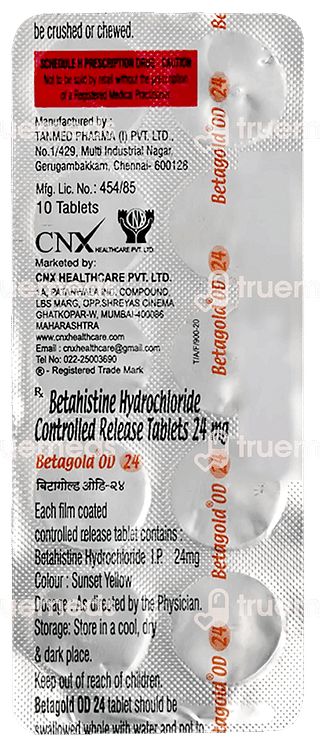 Betagold Od 24 Tablet 10
