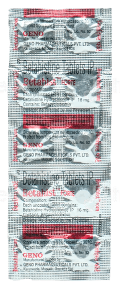 Betahist Forte Tablet 10