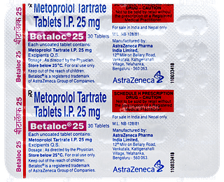 Betaloc 25 Tablet 30