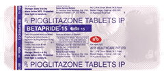 Betapride 15 Mg Tablet 10 Betapride 15 Mg Tablet 10
