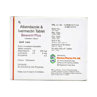 Beworm Plus Chewable Tablet 1