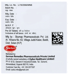 Biciphage 500 Tablet 20 Biciphage 500 Tablet 20