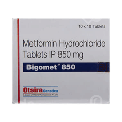 Bigomet 850 Tablet 10 Bigomet 850 Tablet 10