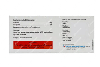 Bilastero 20 MG Tablet 10