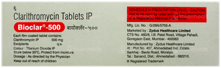 Bioclar 500 Tablet 10