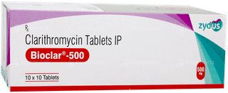 Bioclar 500 Tablet 10