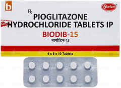 Biodib 15 Tablet 10 Biodib 15 Tablet 10