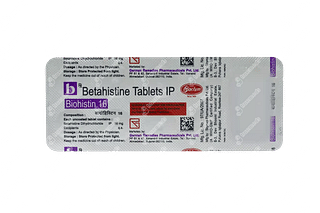 Biohistin 16 MG Tablet 10