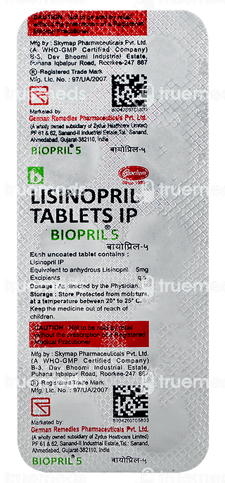 Biopril 5 Tablet 10