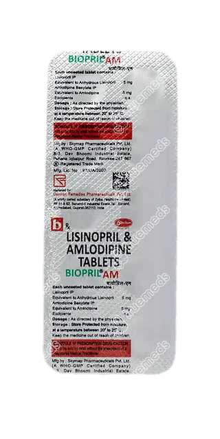 Biopril Am 5/5 MG Tablet 10