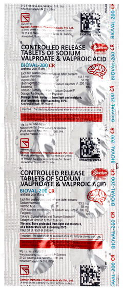 Bioval 200 Cr Tablet 10 Bioval 200 Cr Tablet 10