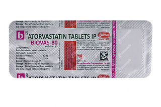 Biovas 80 MG Tablet 10