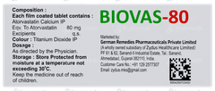 Biovas 80 Tablet 10 Biovas 80 Tablet 10