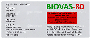 Biovas 80 Tablet 10