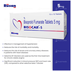 Bisocar 5 Tablet 10