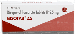 Bisotab 2.5 Tablet 10 Bisotab 2.5 Tablet 10