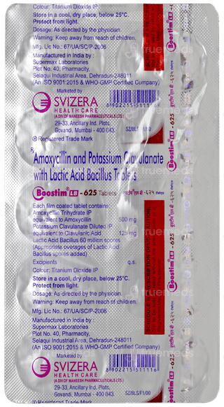 Boostim Lb 625 Tablet 10