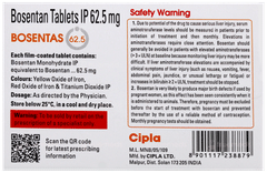 Bosentas 62.5 Tablet 10 Bosentas 62.5 Tablet 10