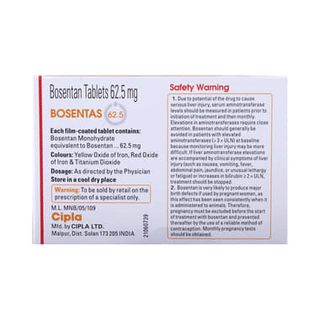 Bosentas 62.5 Tablet 10
