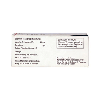 Bpcure 25 Mg Tablet 10