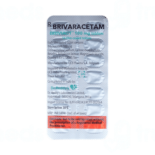 Briviact 100mg Tablet 14