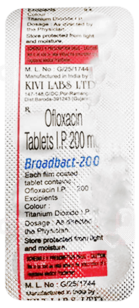 Broadbact 200 Mg Tablet 10