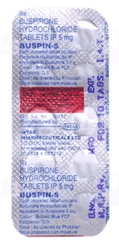 Buspin 5 Mg Tablet 10