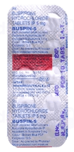 Buspin 5 Mg Tablet 10