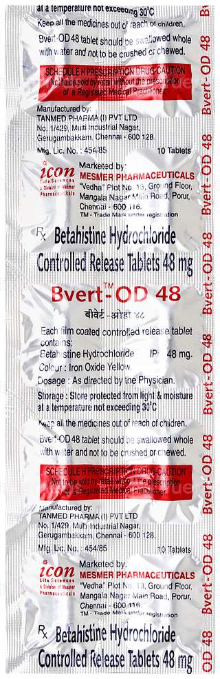 Bvert Od 48 Tablet 10