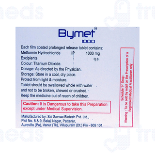 Bymet 1000 Tablet 10