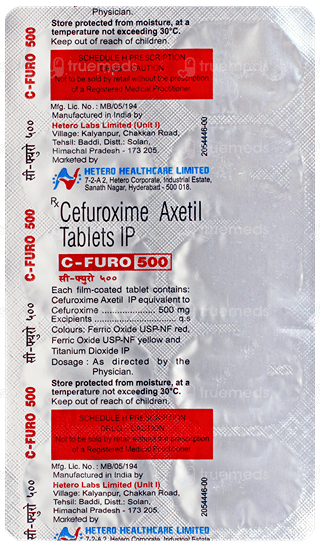 C Furo 500 Tablet 10