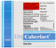 Caberlact 0.5Mg Tablet 2