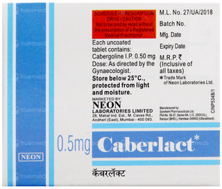 Caberlact 0.5Mg Tablet 2